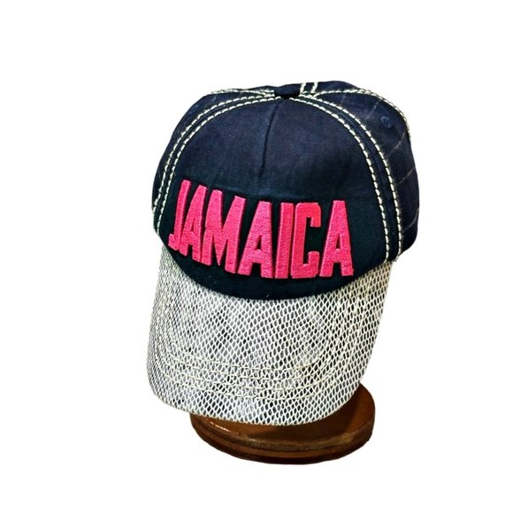 Authentic Brand Surf Classic Women's JAMAICA Baseball Hat Cap Pink Letters NEW - Picture 2 of 9